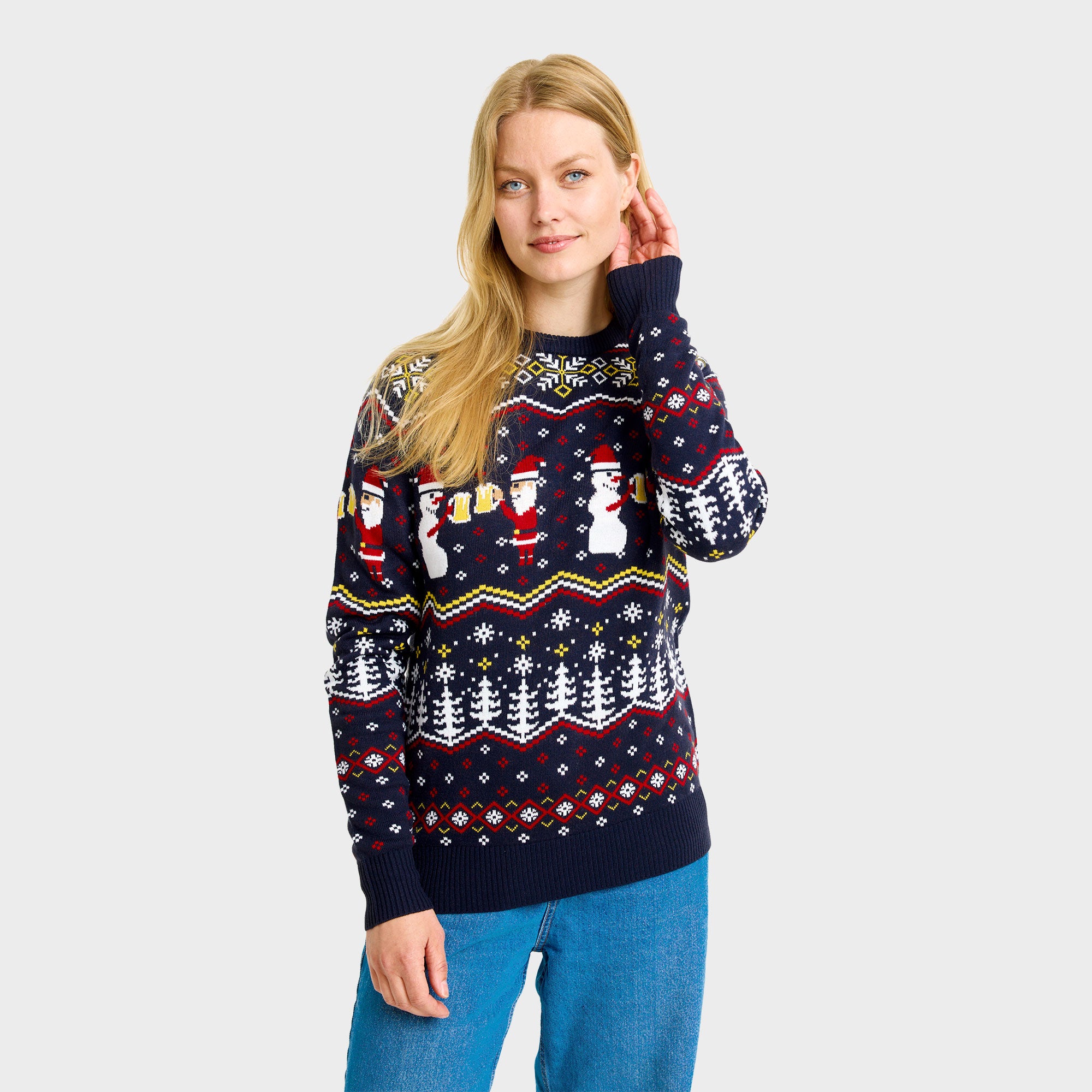 Cheers santa julesweater - Dame
